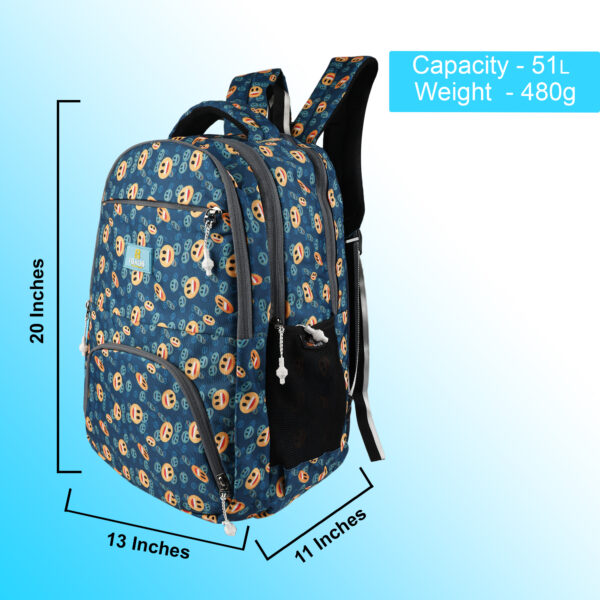 51 L Laptop Backpack Office Men and Women with Padded Laptop Compartment School Bags  (Multicolor)