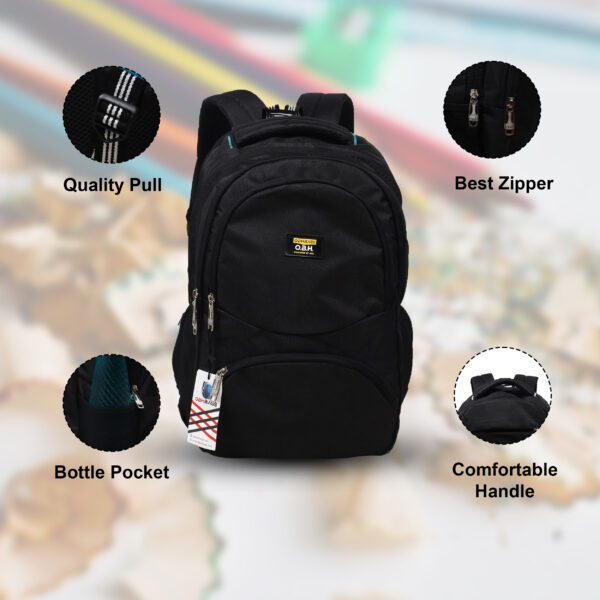 Laptop Backpack Printed Office Men and Women with Padded Laptop Compartment School Bags - Image 5