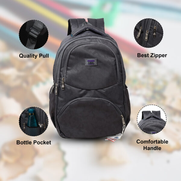 Laptop Backpack Printed Office Men and Women with Padded Laptop Compartment School Bags - Image 4